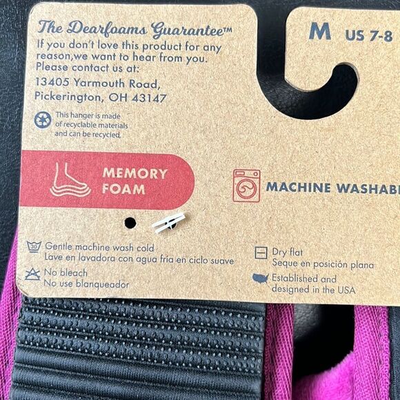 𝅺BAT Memory Foam Bright Plum Slippers - Picture 2 of 8